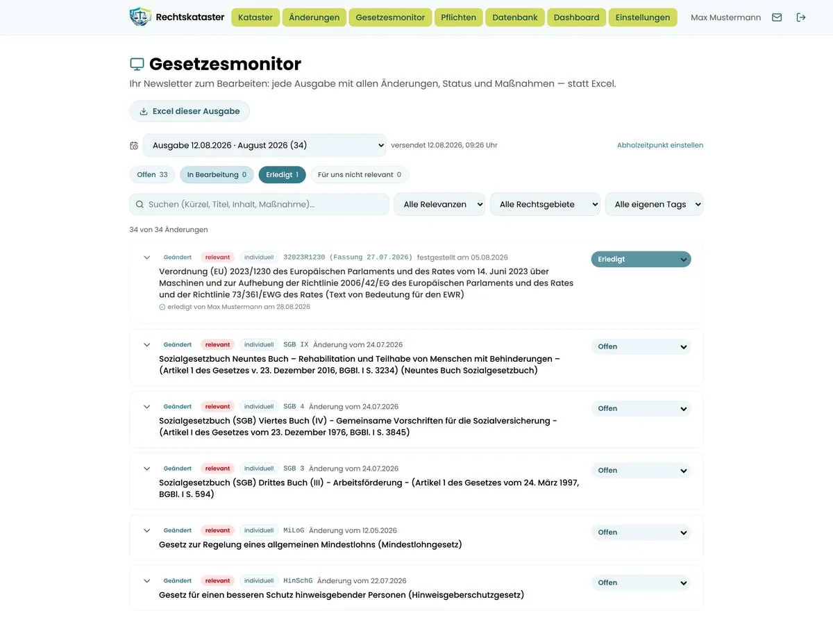 Gesetzesmonitor